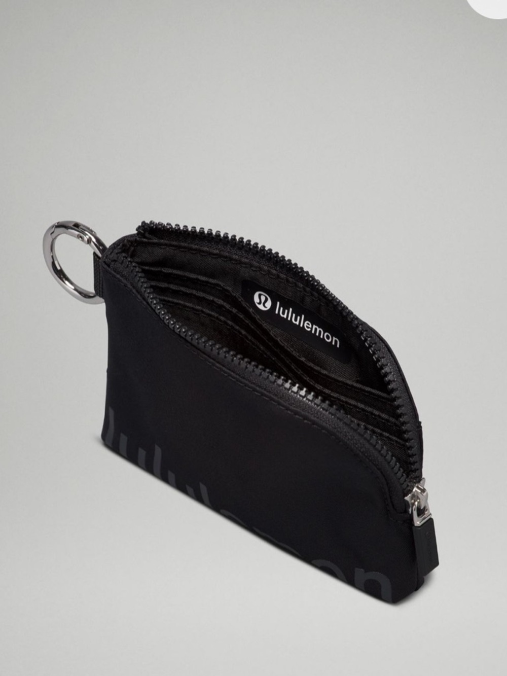 lululemon athletica Black Zip Key Coin Pouch NWT - Picture 3 of 4
